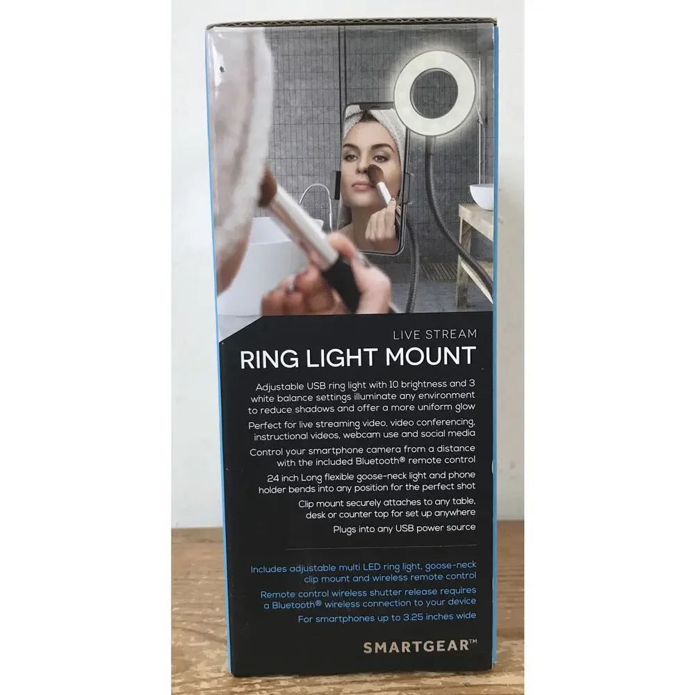 Smartgear Live Set Stream Ring Light Mount Phone Podcast Vlogging Accessory